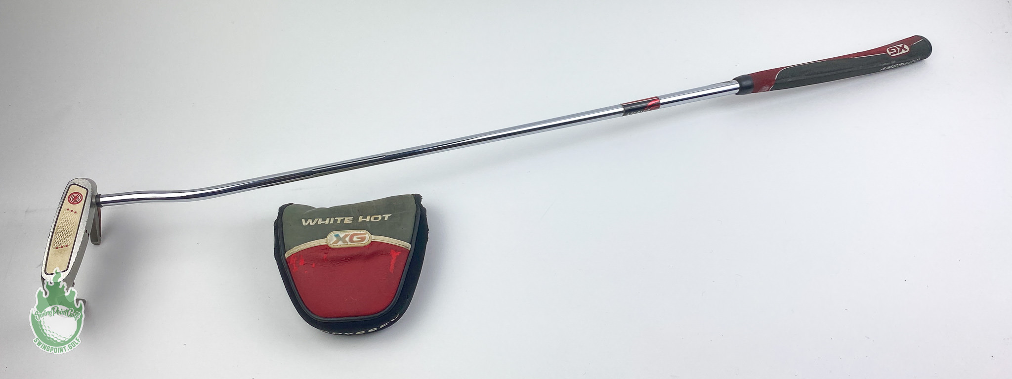 Used LEFT Handed Odyssey White Hot XG Sabertooth 35" Putter Steel Golf