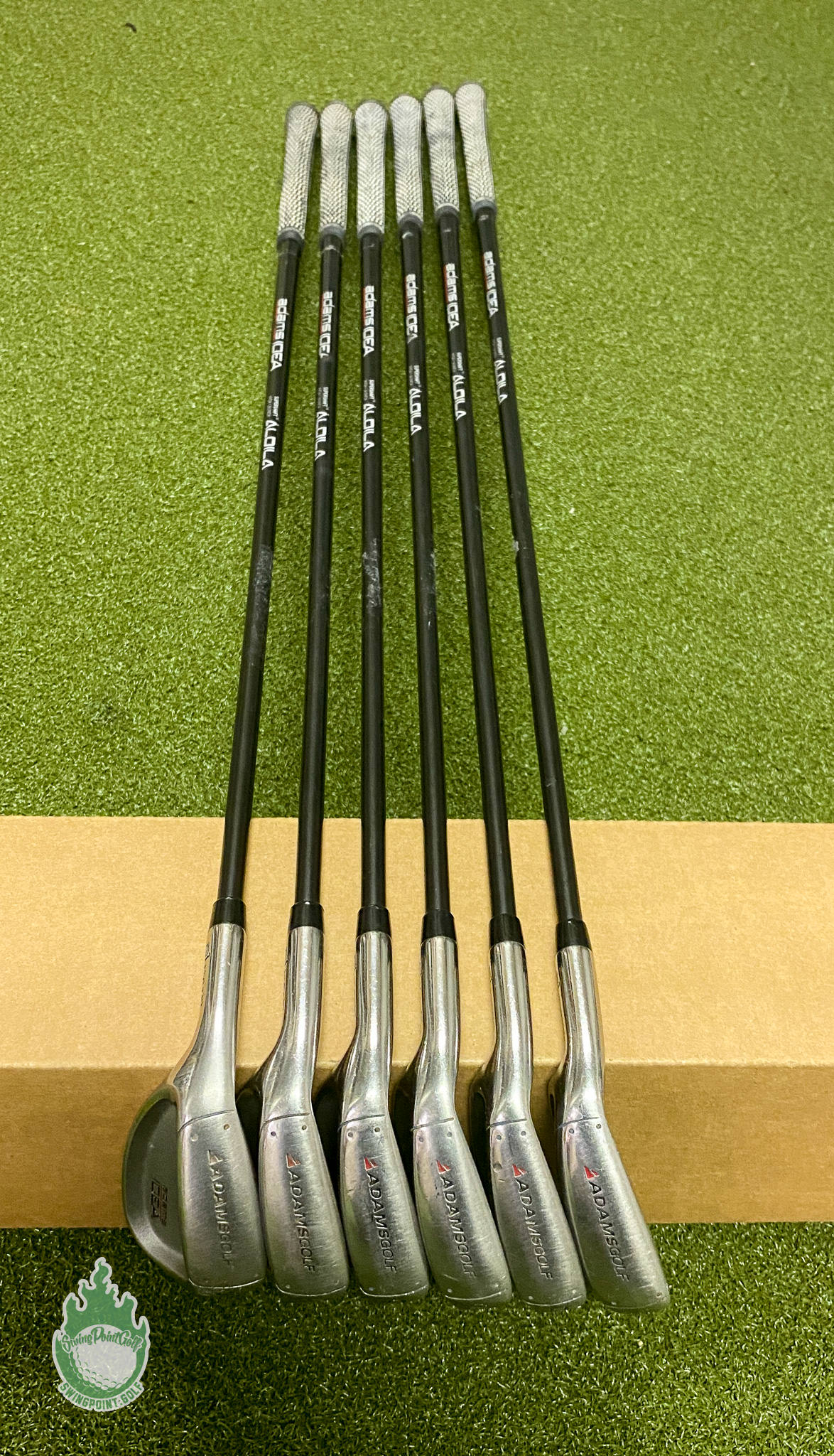 Used LH Adams a1 Hybrid Irons 6PW/SW Aldila Regular Flex Graphite Golf