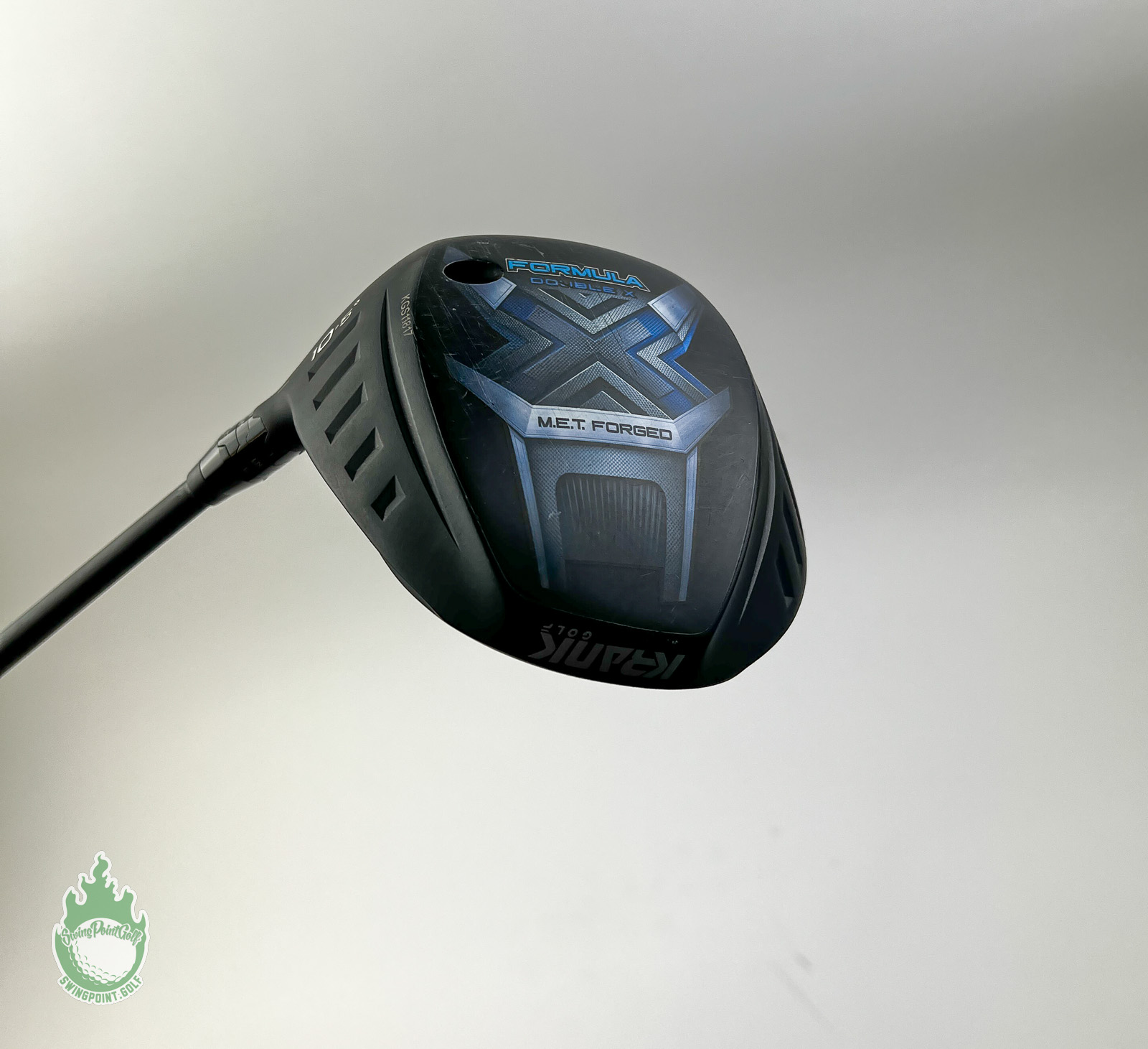 Used LH Krank Golf Formula Double X Driver 10.5* Stiff Flex Graphite