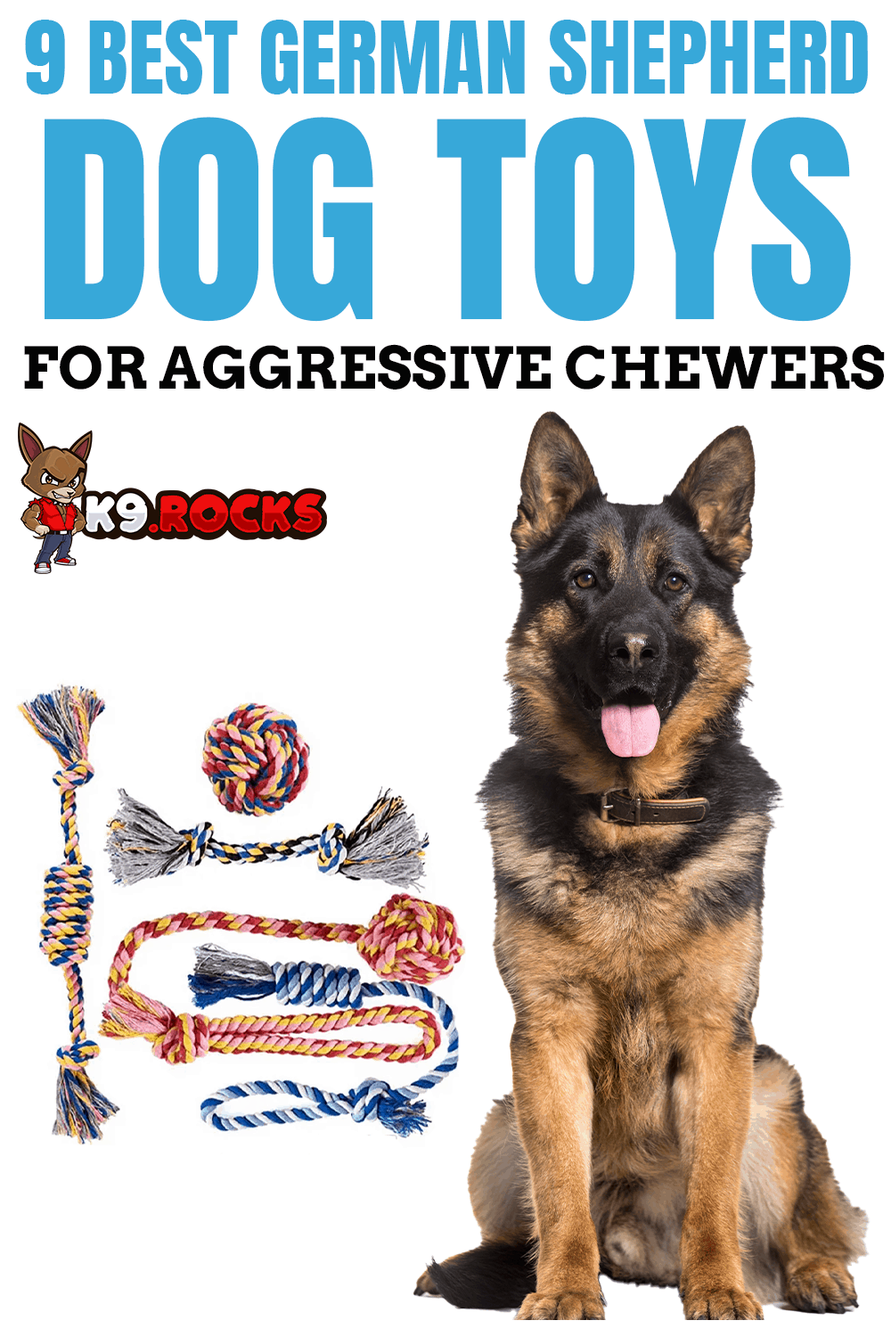 9 Best German Shepherd Dog Toys For Aggressive Chewers K9 Rocks