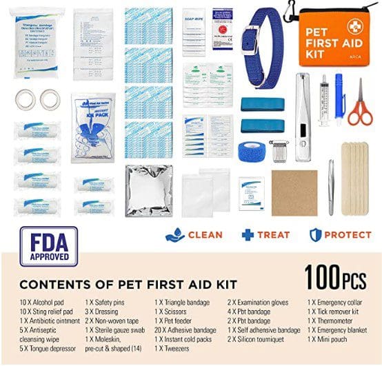 First Aid Kit for Dogs K9 Conquest