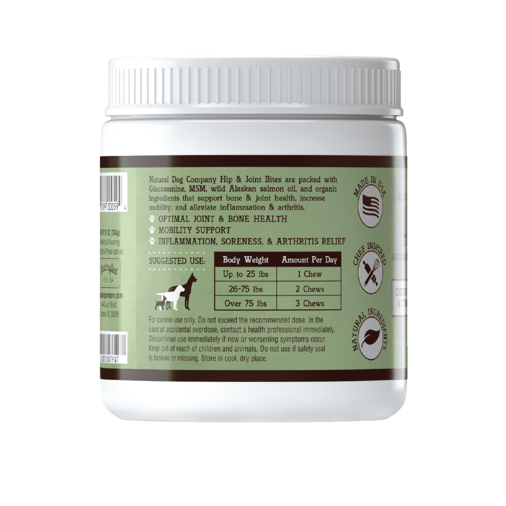 Hip & Joint, Natural Dog Company, 280 gram, 90 stk K9gaarden