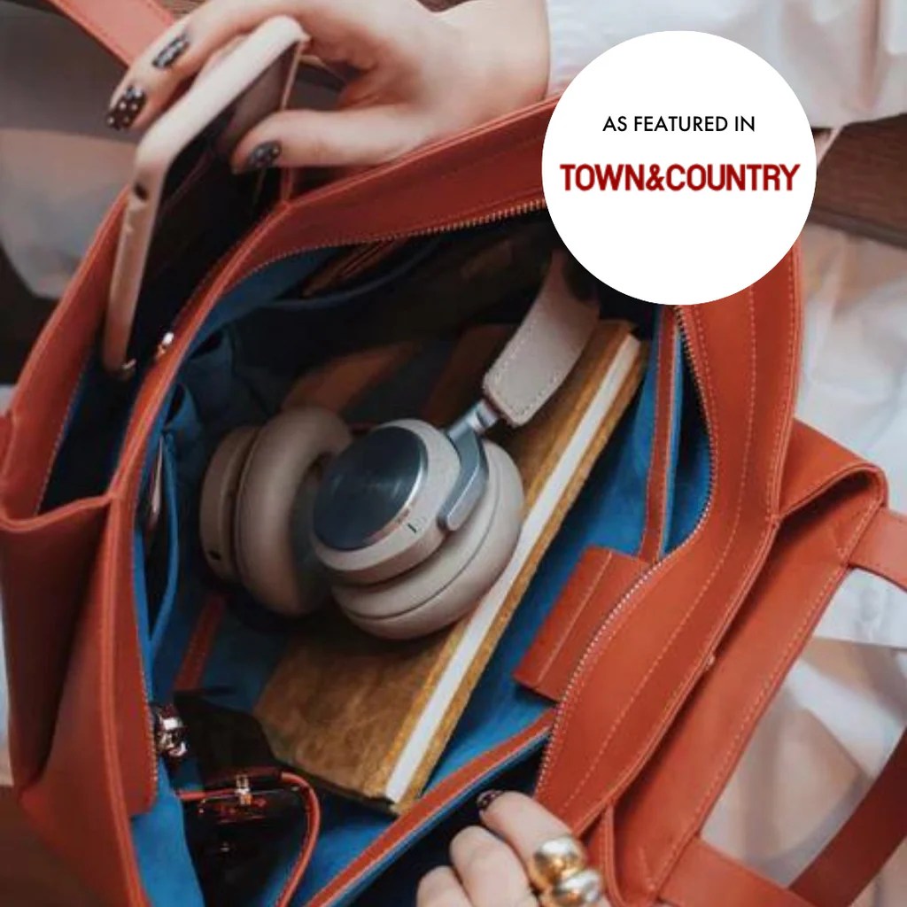 Pyramid Bag selected by Town & Country as 'Best Bold Laptop Bag' Kaai