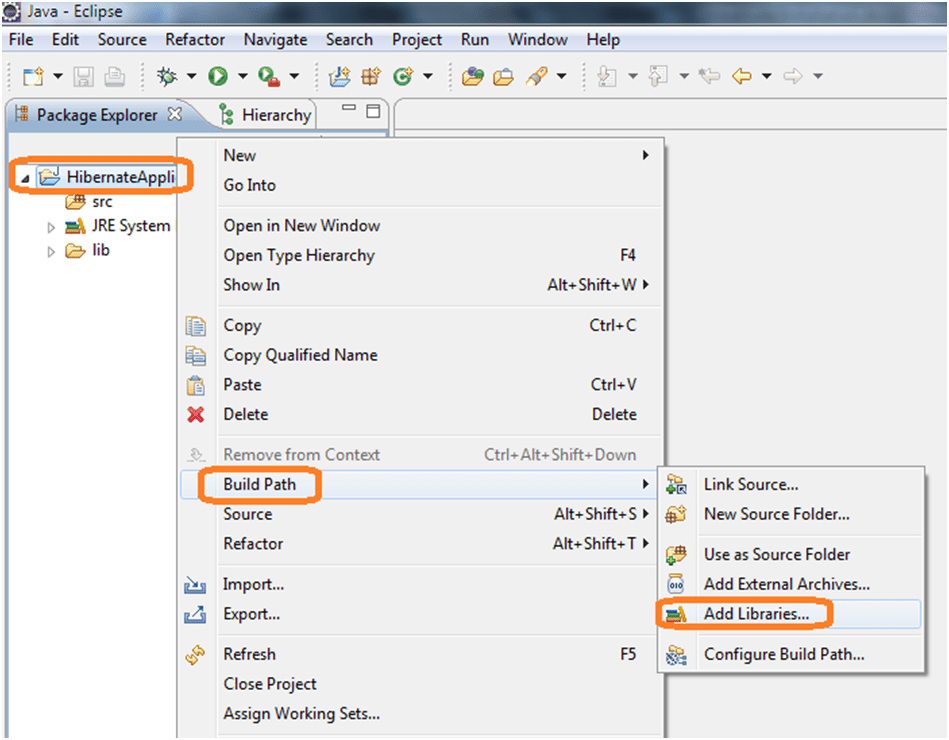 Hibernate jar files for eclipse free download