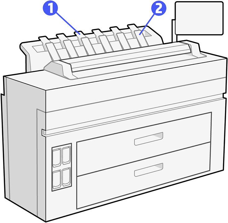 Stacker Handling HP DesignJet XL3800 Printer HP® Support