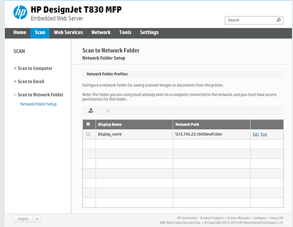 Scannig HP DesignJet T830 MFP HP® Support