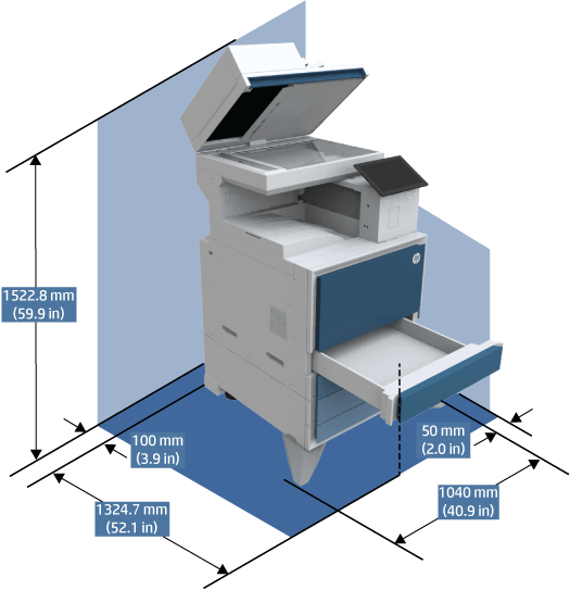 HP LaserJet Managed MFP E826, E82650, E82660, E82670 Printer