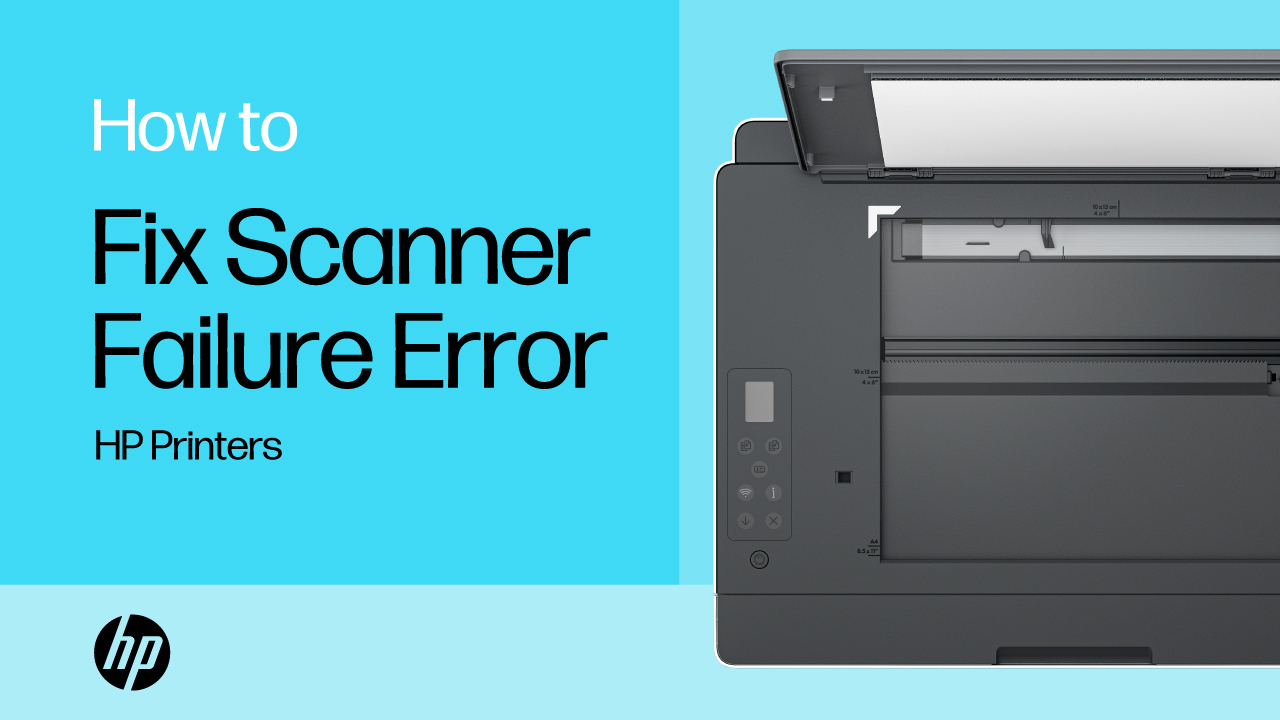 Scanner Failure error on HP printers (Windows, macOS) | undefined