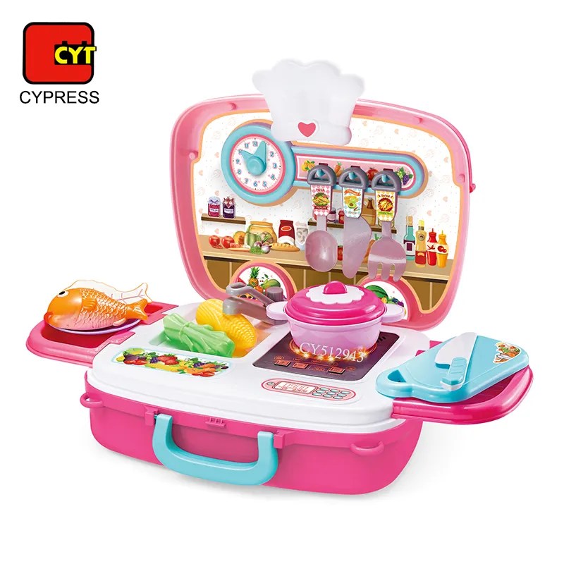 portable suitcase kitchen set Kabalan toy center