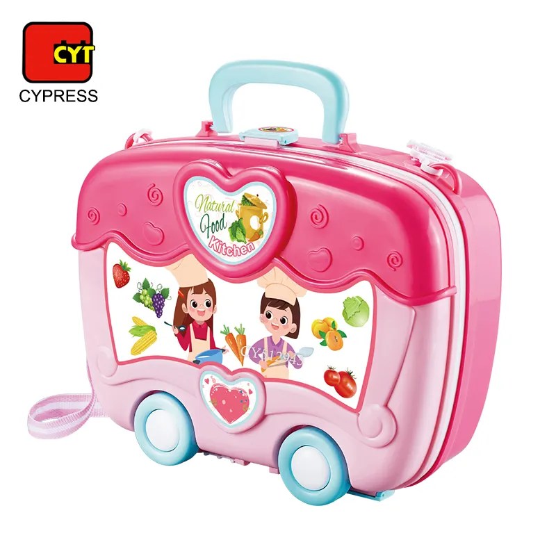 portable suitcase kitchen set Kabalan toy center