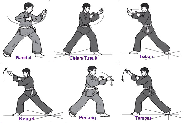 Teknik Serangan Memakai Lengan Dalam Pencak Silat