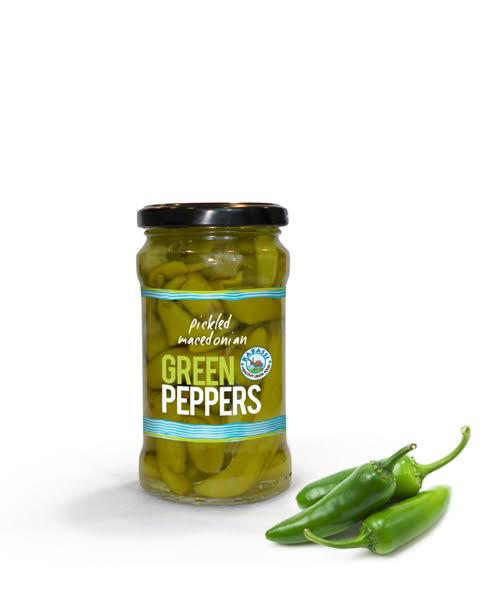 Pickled Macedonian Green Peppers Kabassi