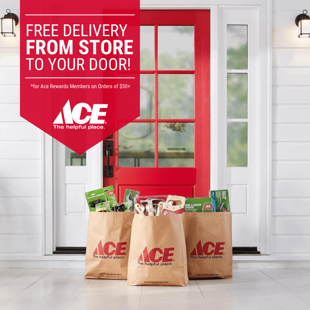 FREE DELIVERY FROM KABAT'S ACE HARDWARE Kabats Ace