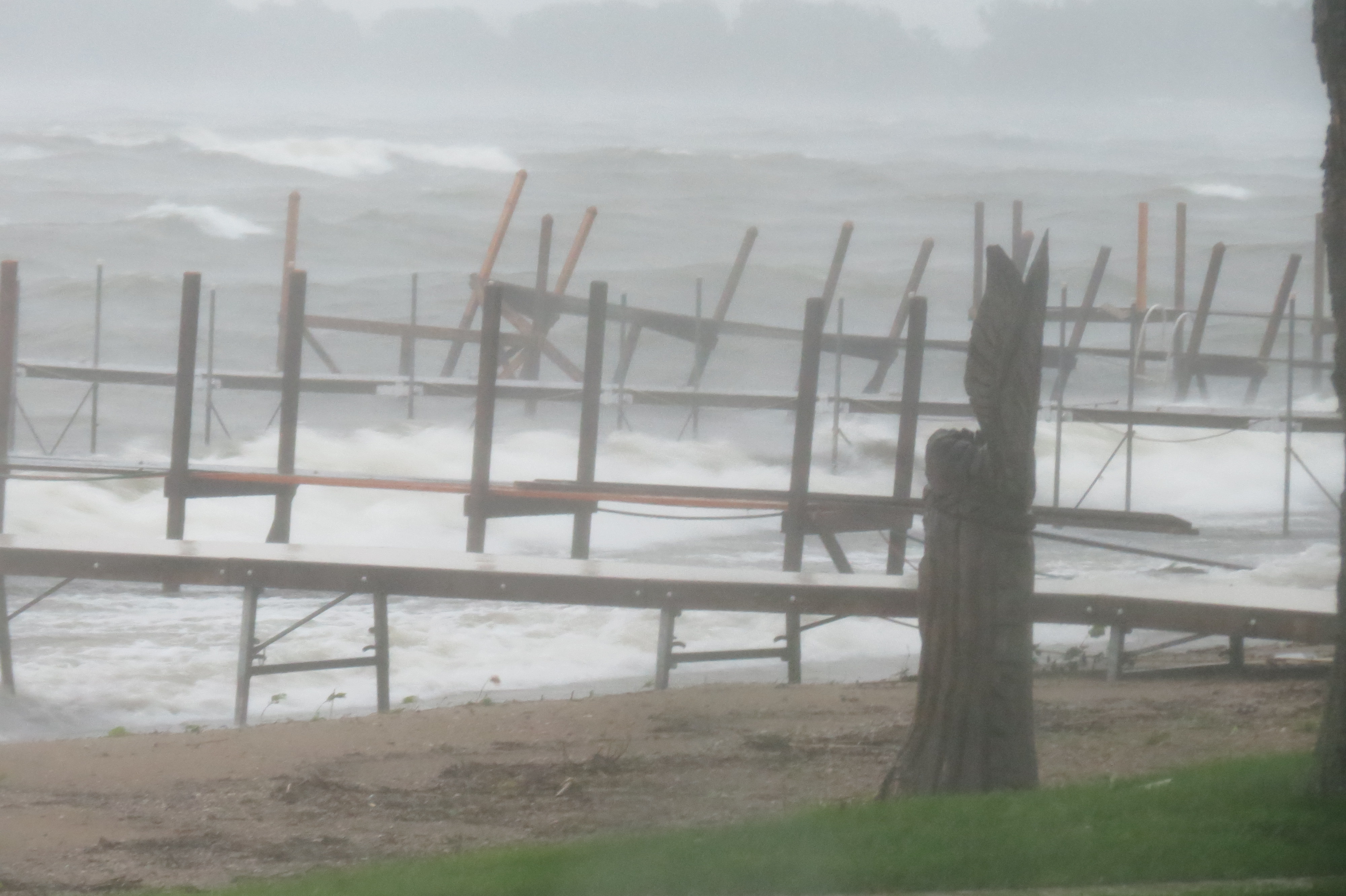 Big Spirit Lake Storm Damage Kabele's Trading Post