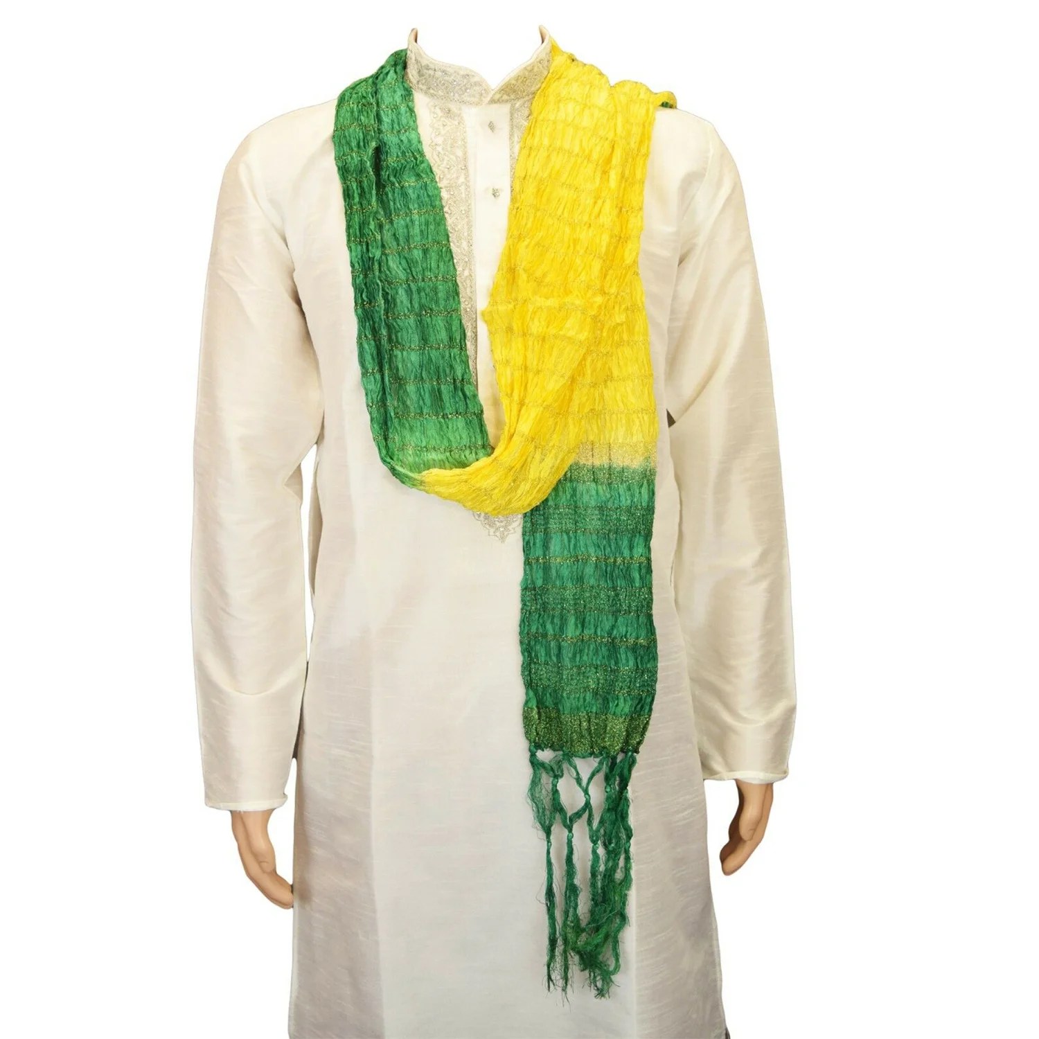 Men's Indian Fancy Resham Scarves Sherwani Stole Dupatta SF300 eBay