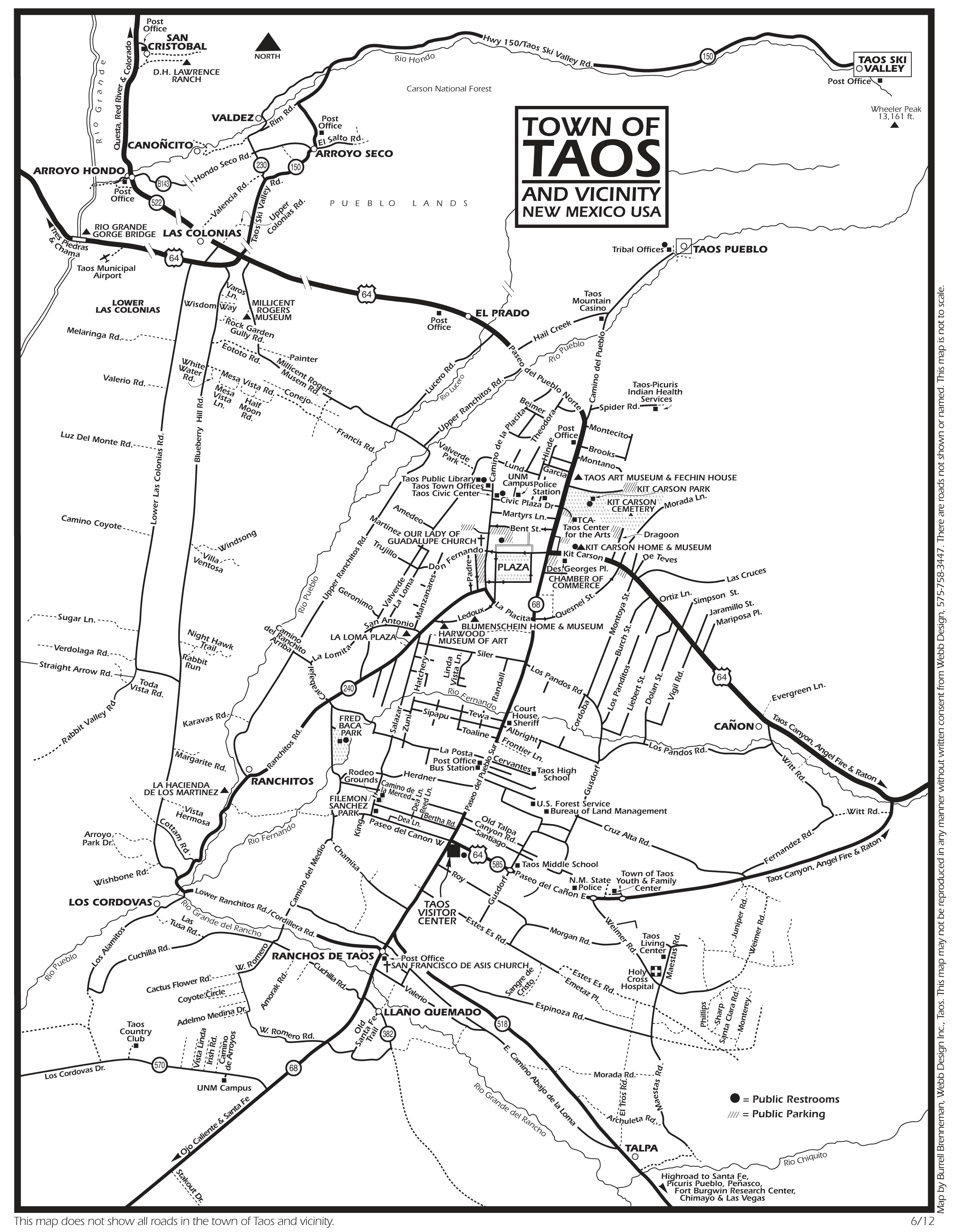 Maps of Taos Kachina Mountain Realty Representing Real Estate