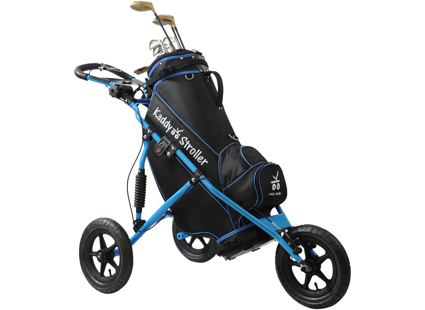Kaddy Stroller, the original compact three wheel golf push cart