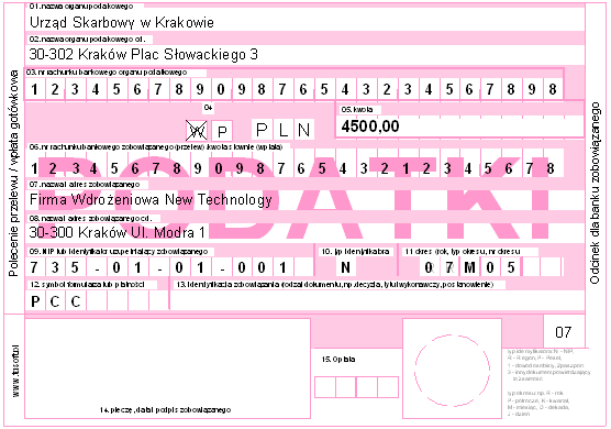 Przelewy Bankowe