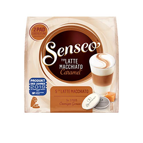 Senseo Pads Typ Latte Macchiato Caramel, 25 Kaffeepads, 5er Pack (5 x