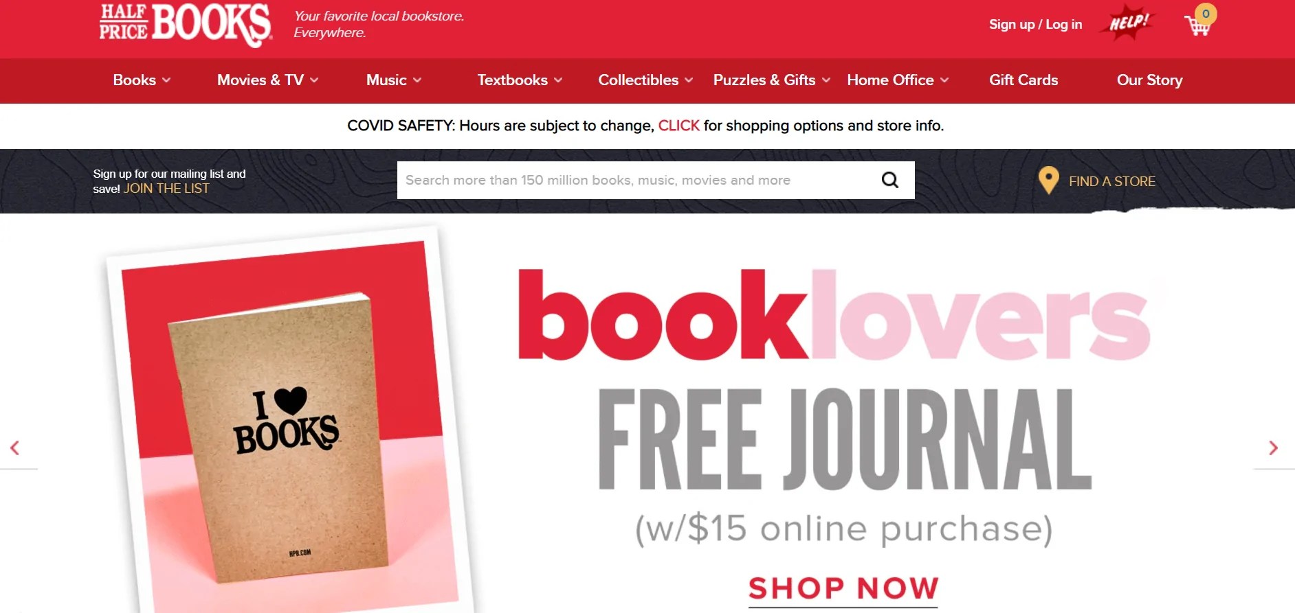 Top Half Price Books Coupons & Promo Codes