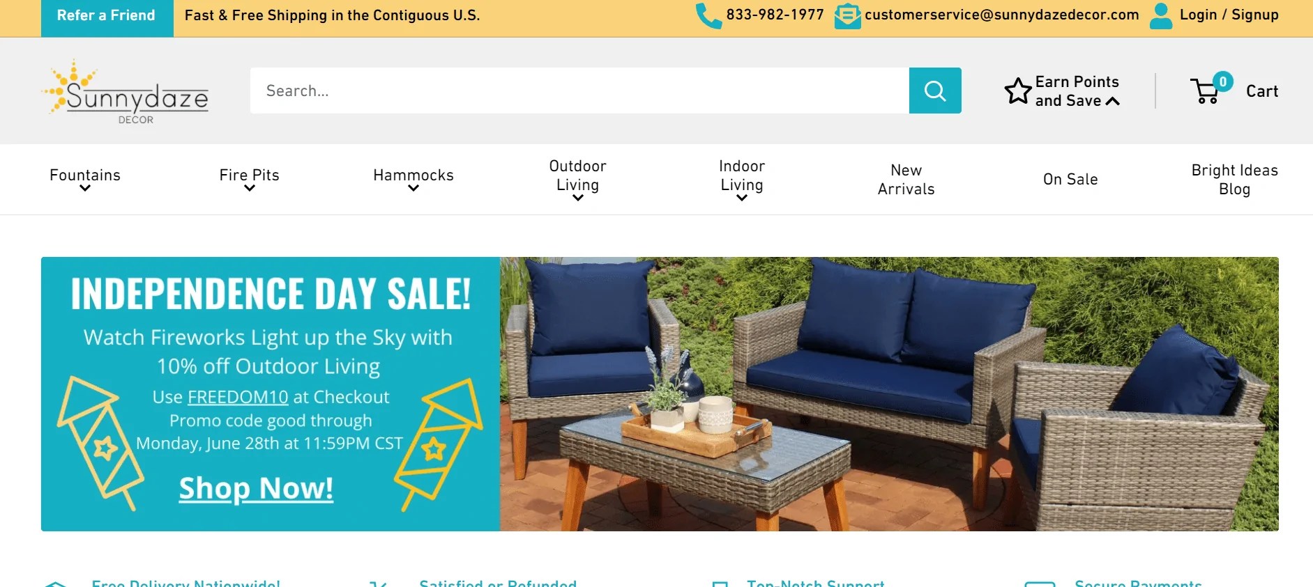 Top Sunnydaze Decor Promo Code & Coupons
