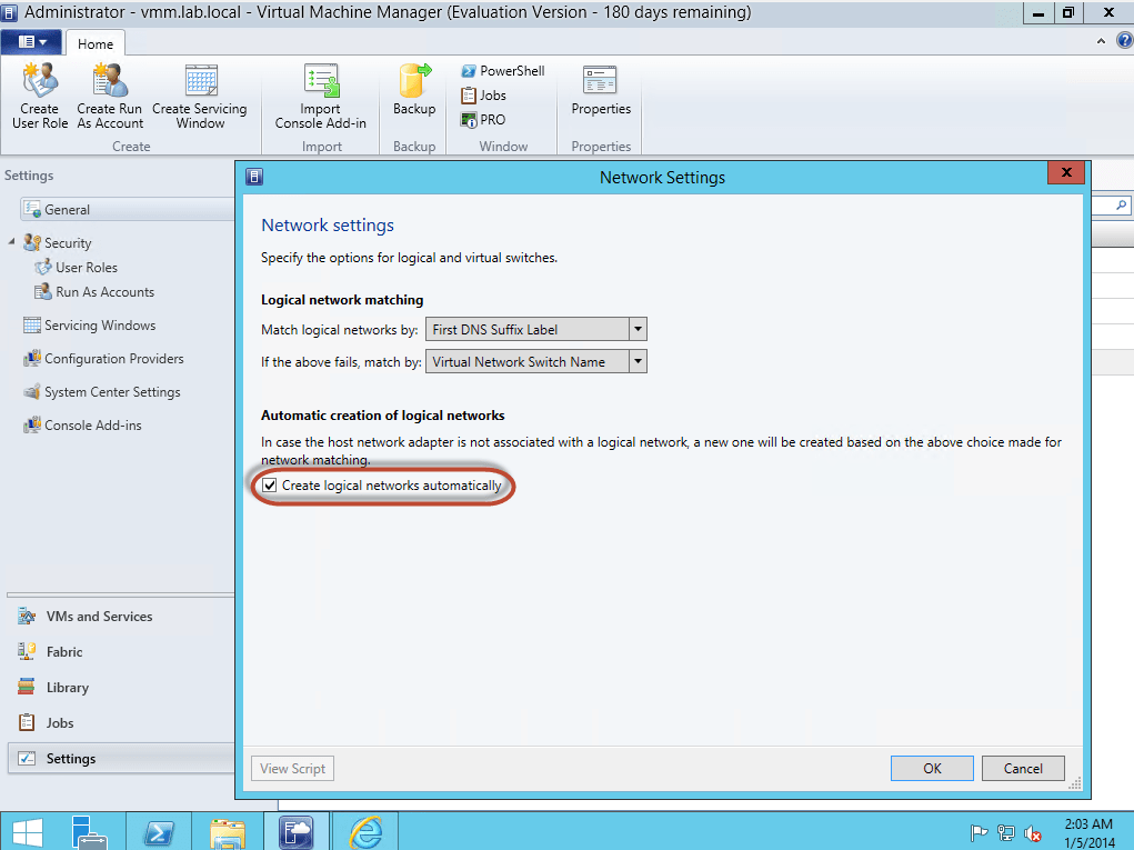 SC VMM 2012 R2 Настройка компонентов Fabric Kagarlickij Dmitriy