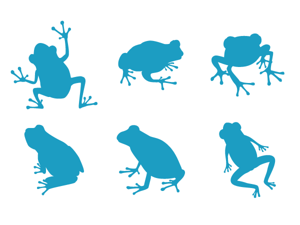 カエル シルエット 両生類 - Pixabayの無料ベクター素材 カエルのイラストレーター素材 – Silhouette Design
