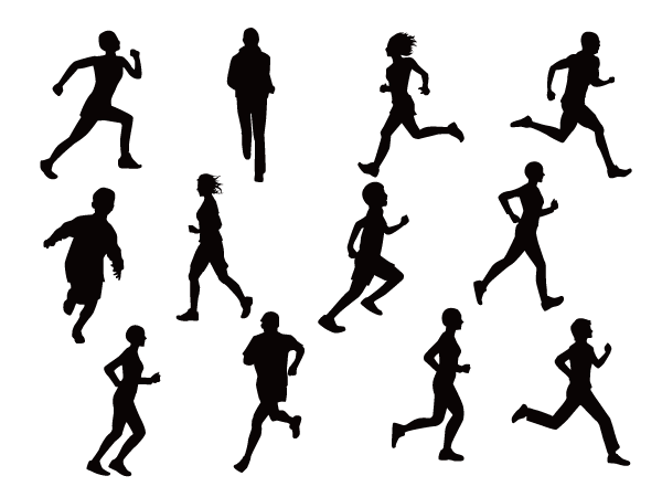 走る頻度は？ 信号待ちは止まってOk？ ラン初心者の素朴な疑問4つ【専門家が監修】（Tarzan Web） - Yahoo!ニュース 走る人のシルエット素材 – Silhouette Design