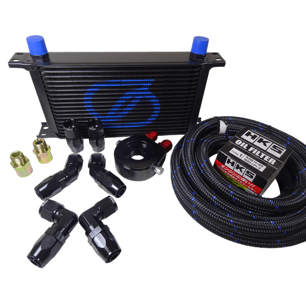for Nissan SKYLINE GTR R33 19 Row Oil Cooler Kit, 95/01>99/01 Kage