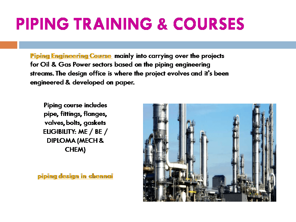 Piping Institute in Chennai kagiradrawingsolution