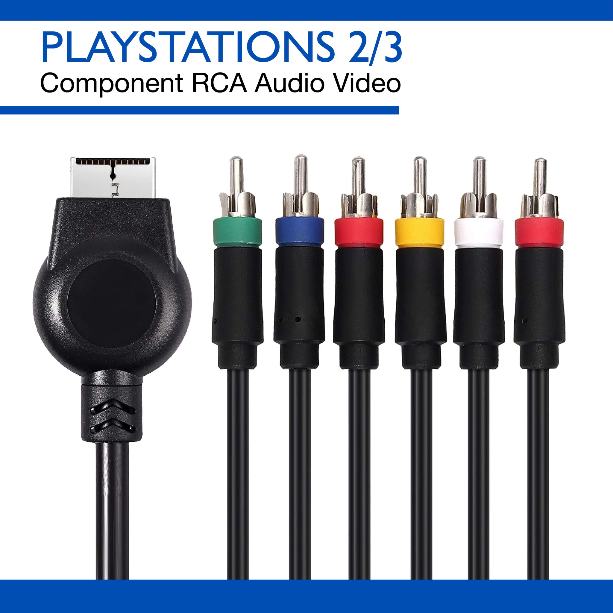 Buy Sony PS3 Component & Composite Display Cable 1.8m 6ft Long