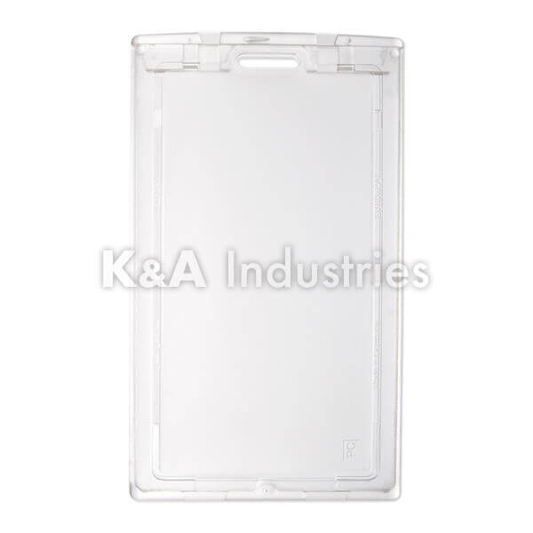 Vertical Clear Plastic Locking Card Holder KA Industries, Inc