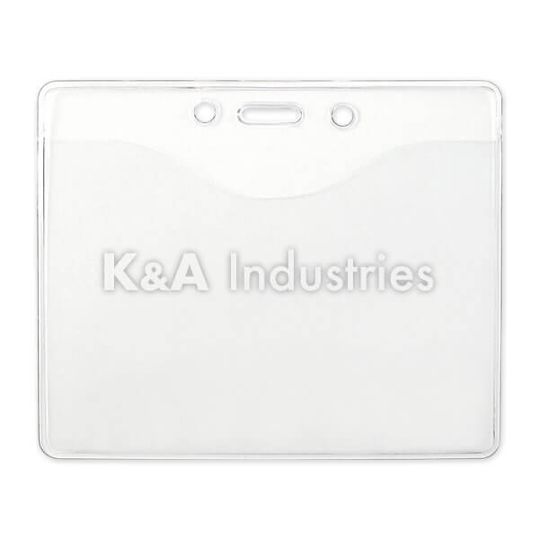 Premium Vinyl Badge Holders Horizontal KA Industries, Inc