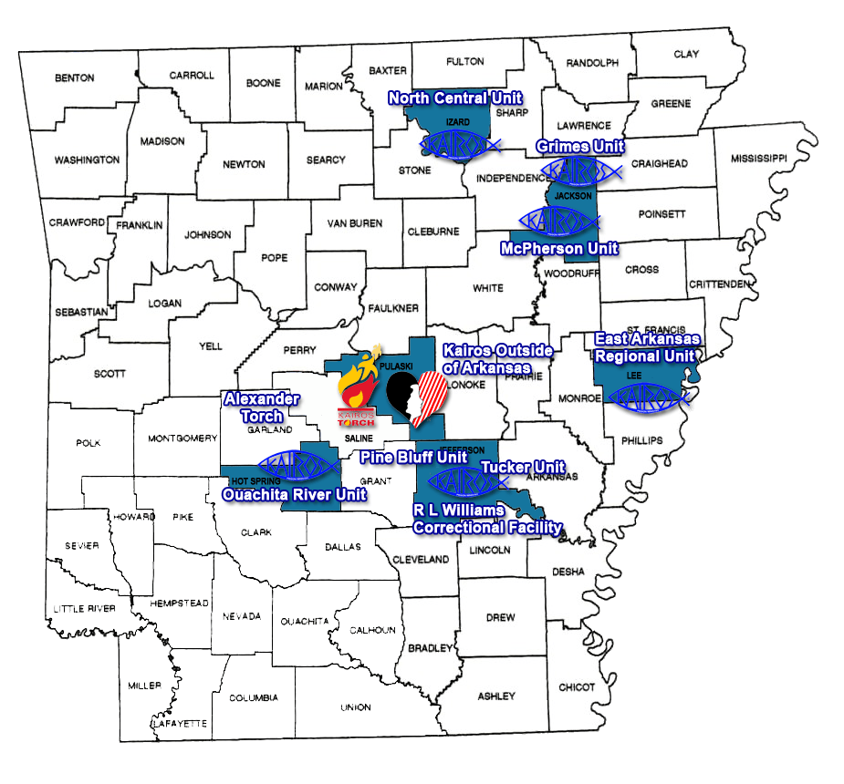 Kairos of Arkansas Where We Serve