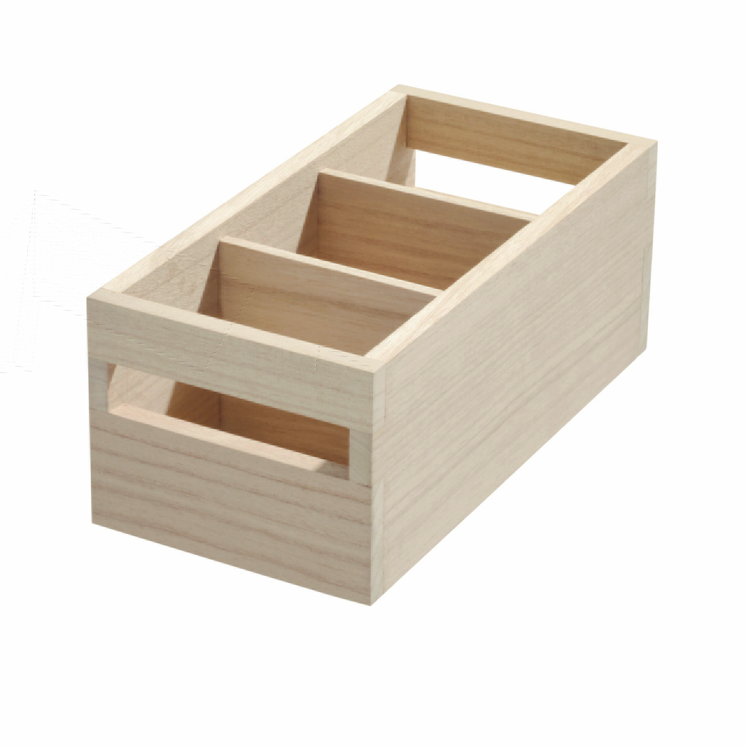 iDesign Organizer Eco Wood 25 cm, 3 Fächer Kaiserplatz