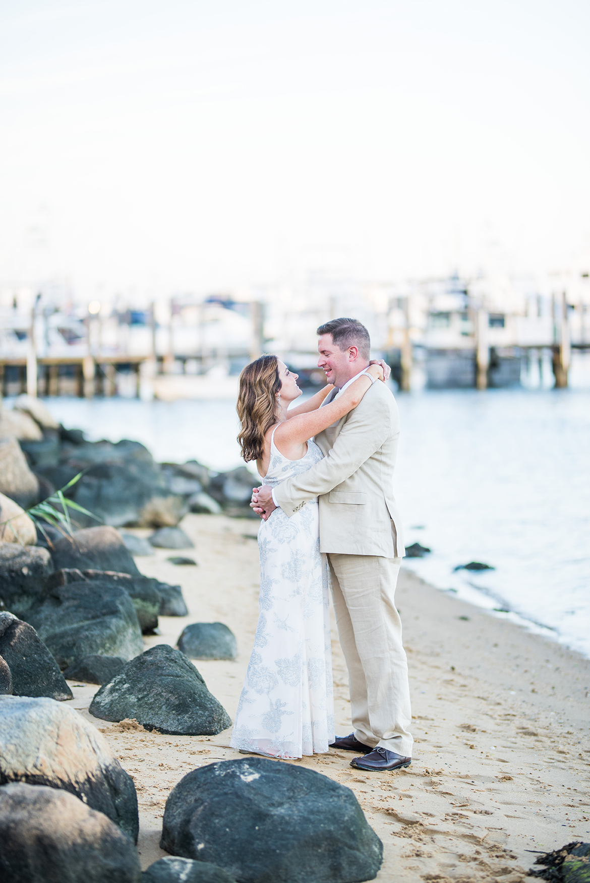 An Intimate Vow Renewal at the Beautiful Montauk Yacht Club