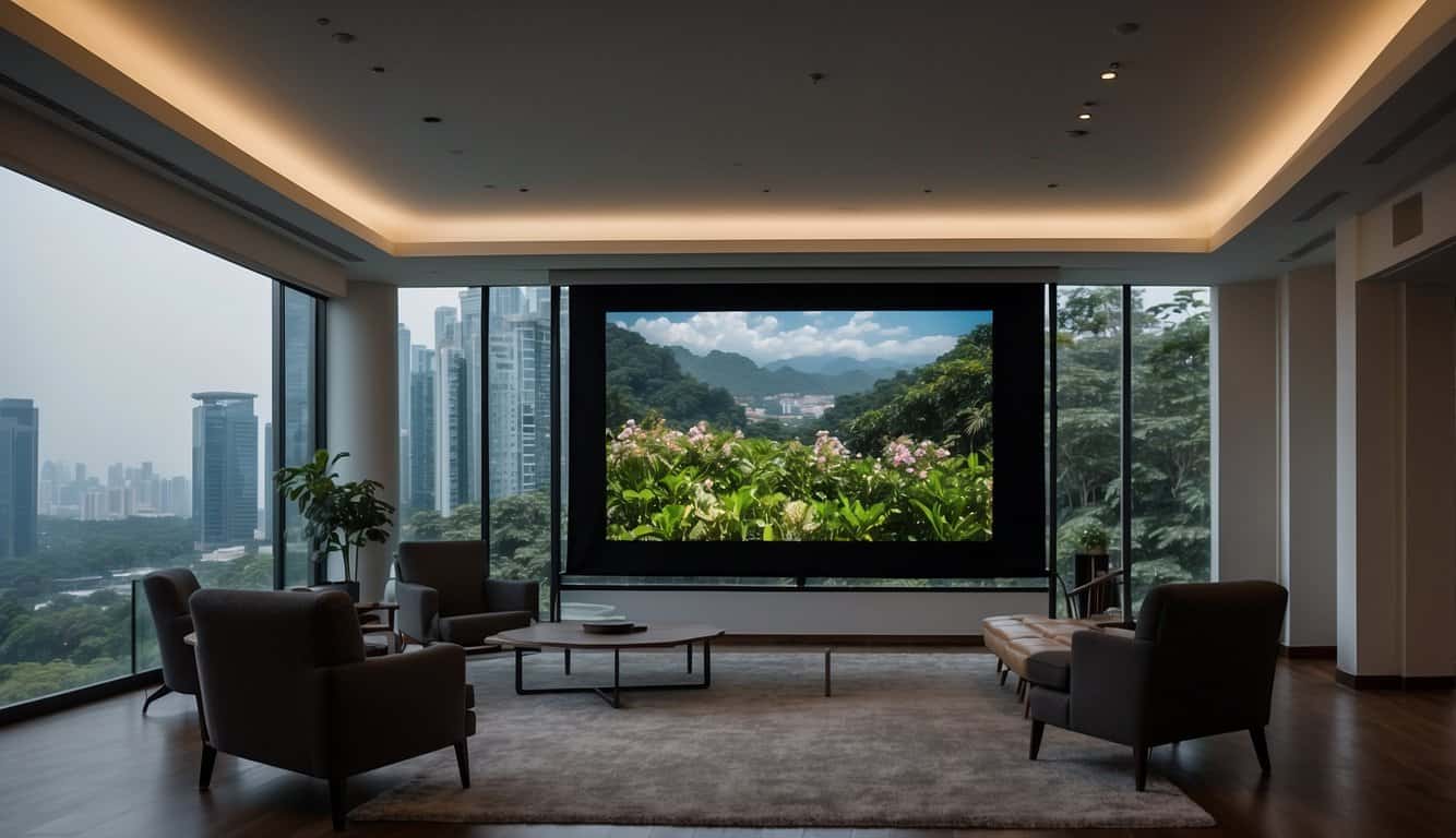 Projector Screen Singapore Transform Your Home Entertainment System