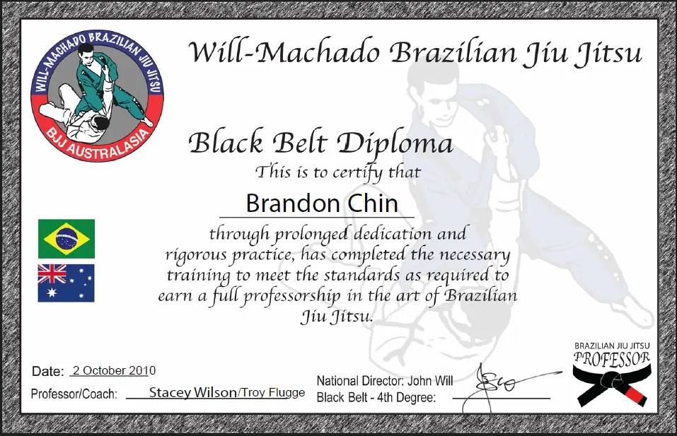 Brandon Black Belt Kaizen Lab Jiujitsu