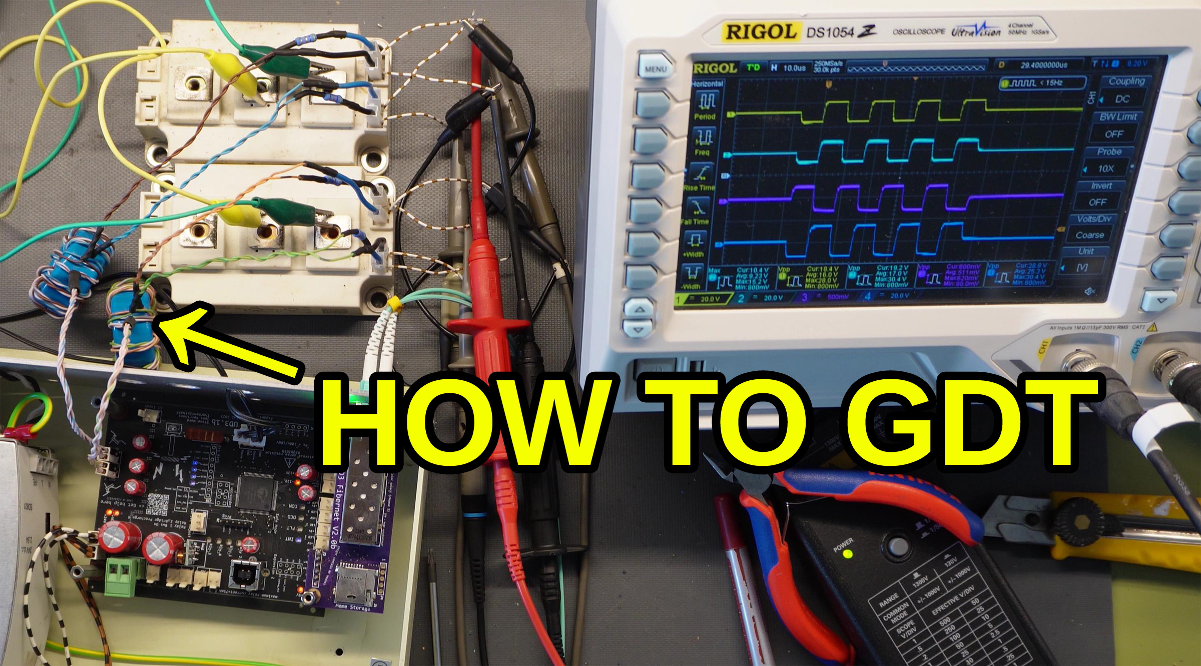 IGBT Gate Drive Transformer Design, Construction and Test