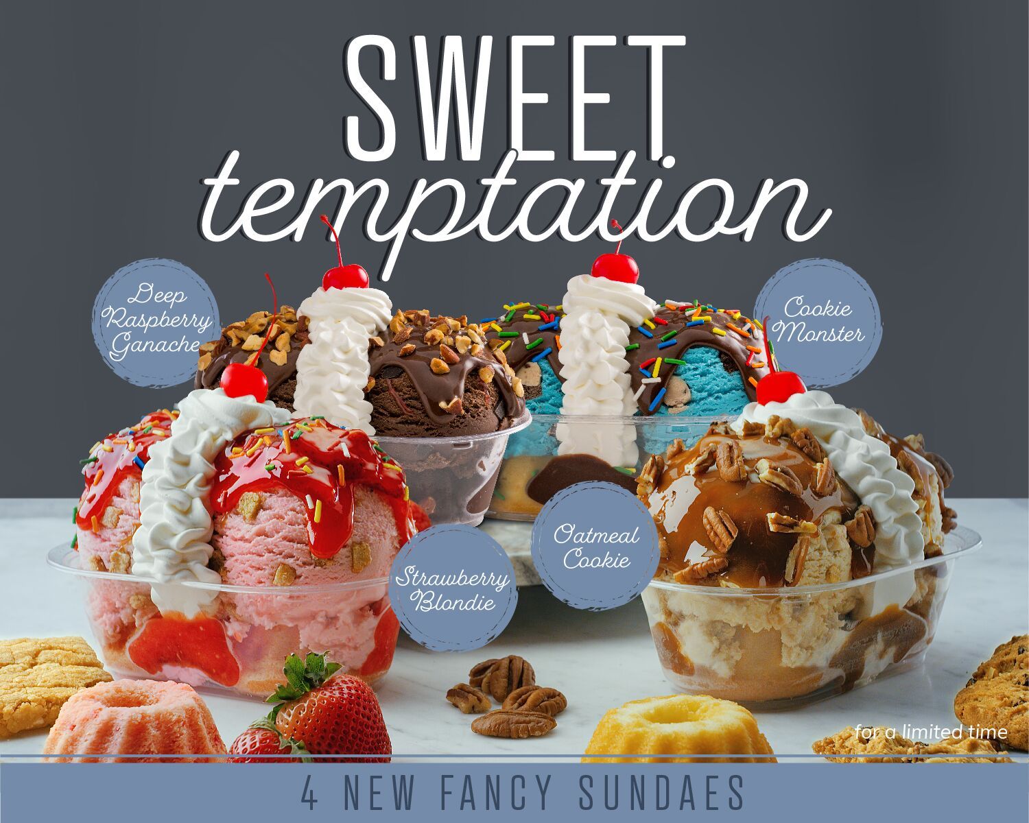 Deep Raspberry Ganache Sundae Raspberry