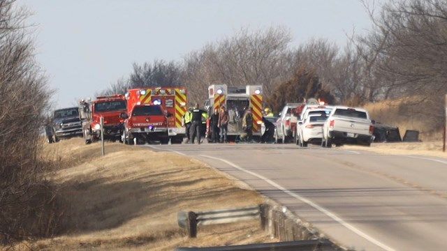 Victim identified in fatal 4vehicle crash on K15 near Udall KAKE