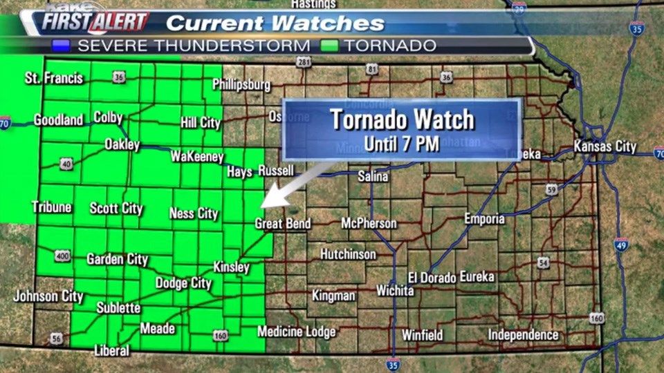 Tornado touches down in Weskan, damages school