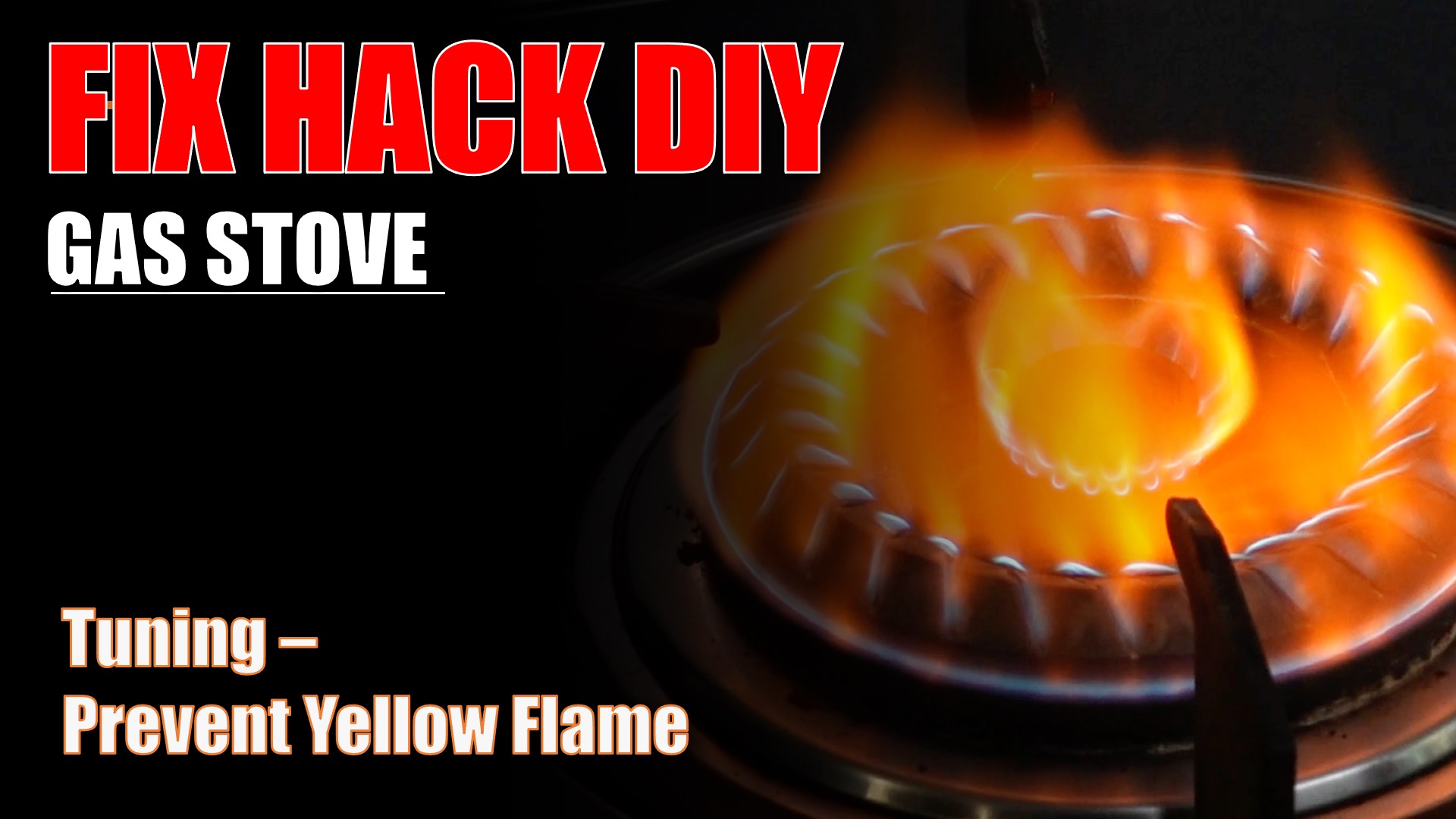 Diagnosing, Fixing, Tuning Gas Stove at Home KakiDIY Article