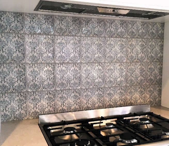 Vintage Feature Wall Moroccan Tiles Sydney Spanish Bathroom Kitchen