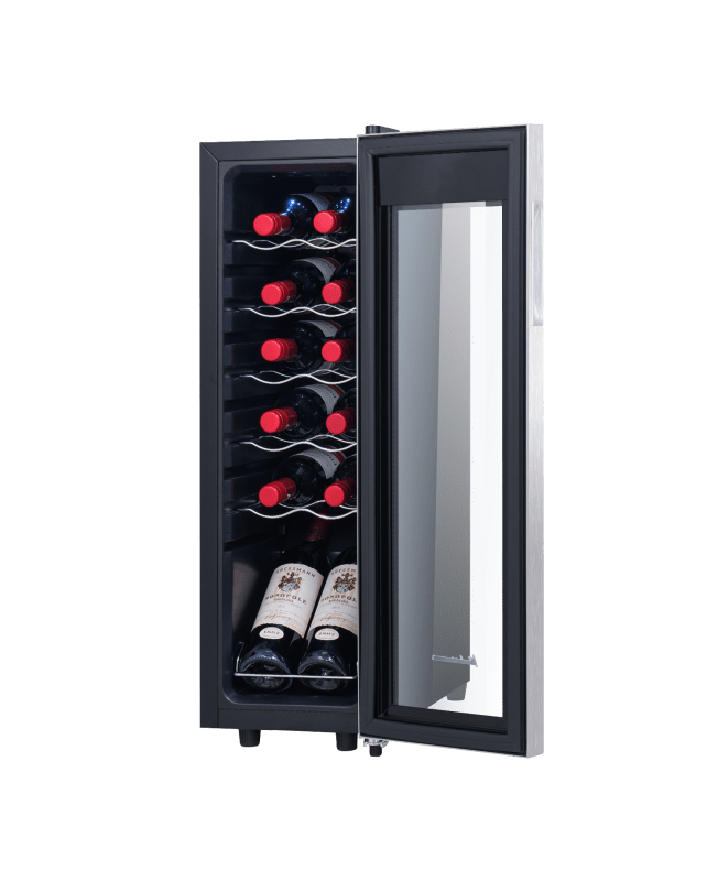 Kalamera 12 Bottle 1.2 Cu.Ft Free Standing Compressor Wine Cooler With