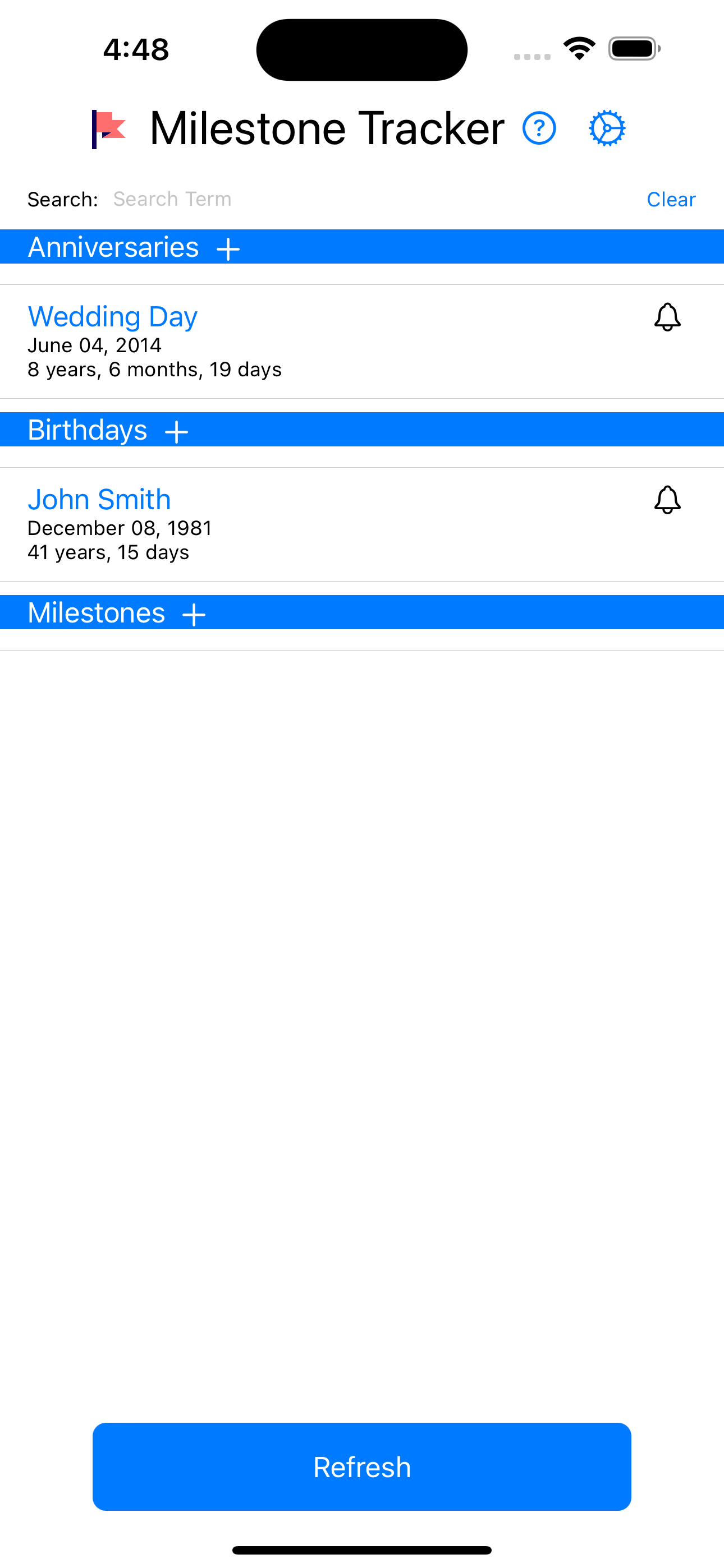 Milestone Tracker Kalculated Decisions