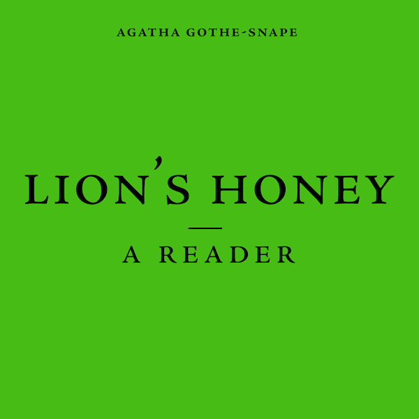 Lion’s Honey A Reader Kaldor Public Art Projects