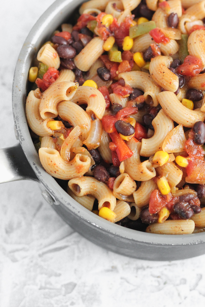 Gluten Free One Pot Mexican Pasta Kaleena's Kitchen