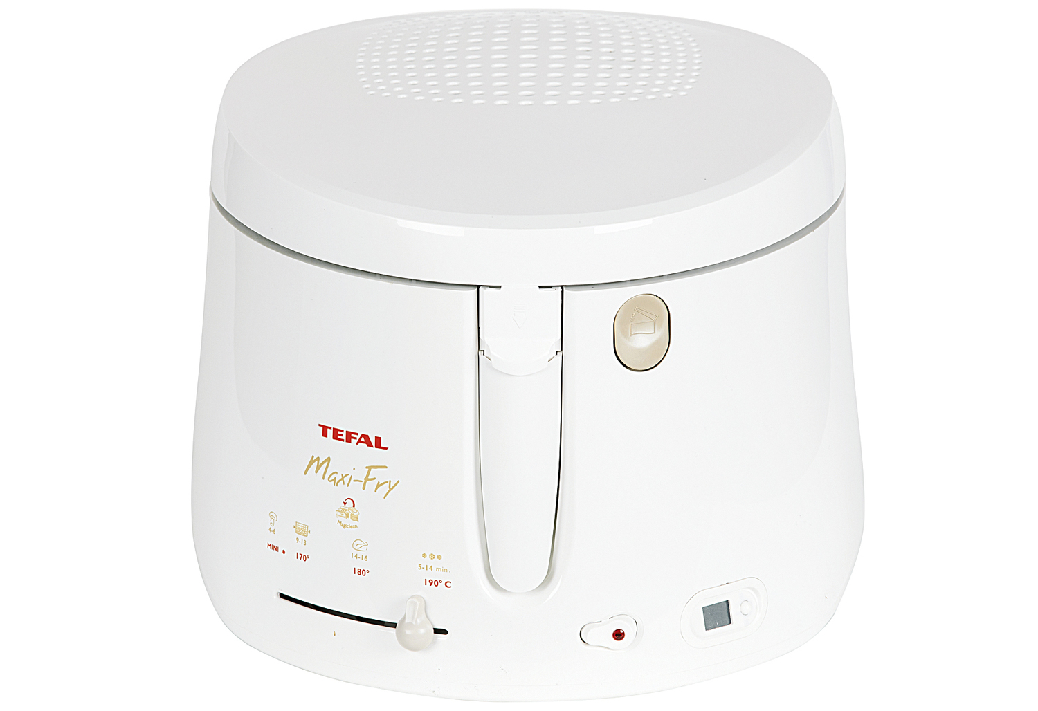 Tefal Fritteuse Maxi Fry FF1001 2,1 Liter weiß, 1900 Watt