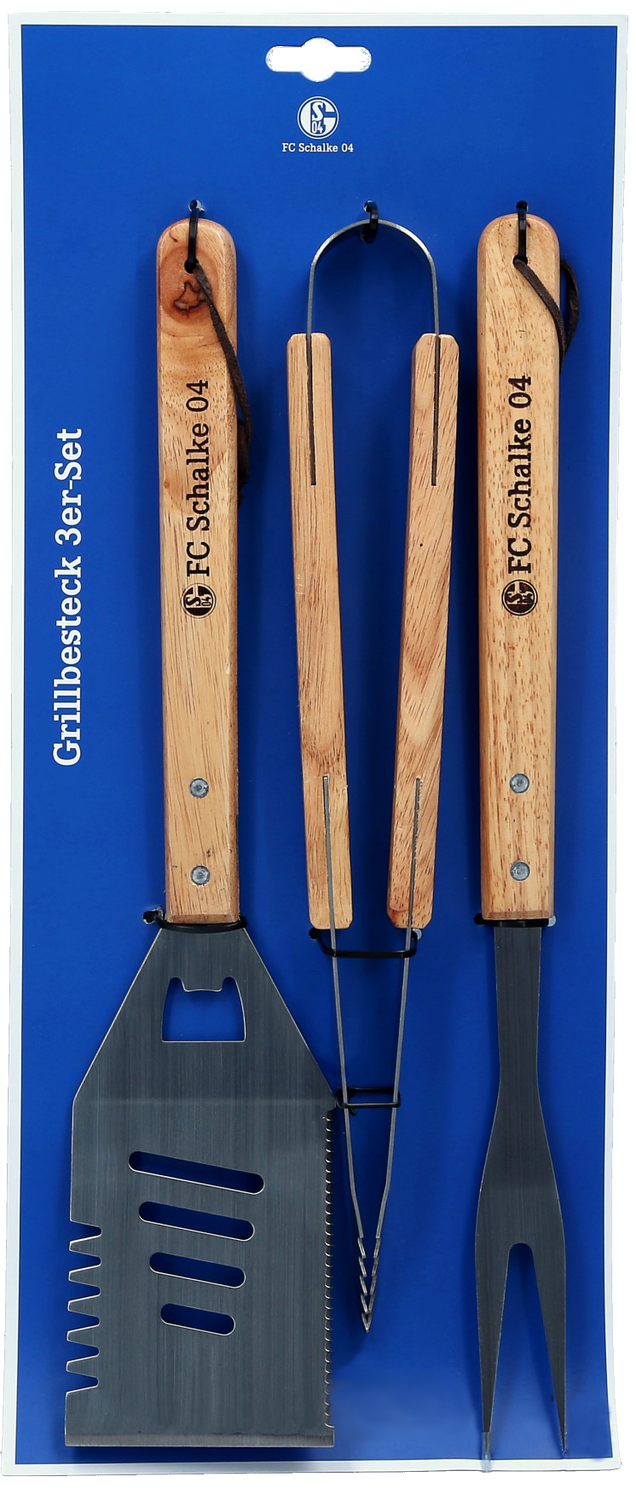 Schalke 04 Stadionführung Preise : FC Schalke 04 Grillbesteck 3er-Set
